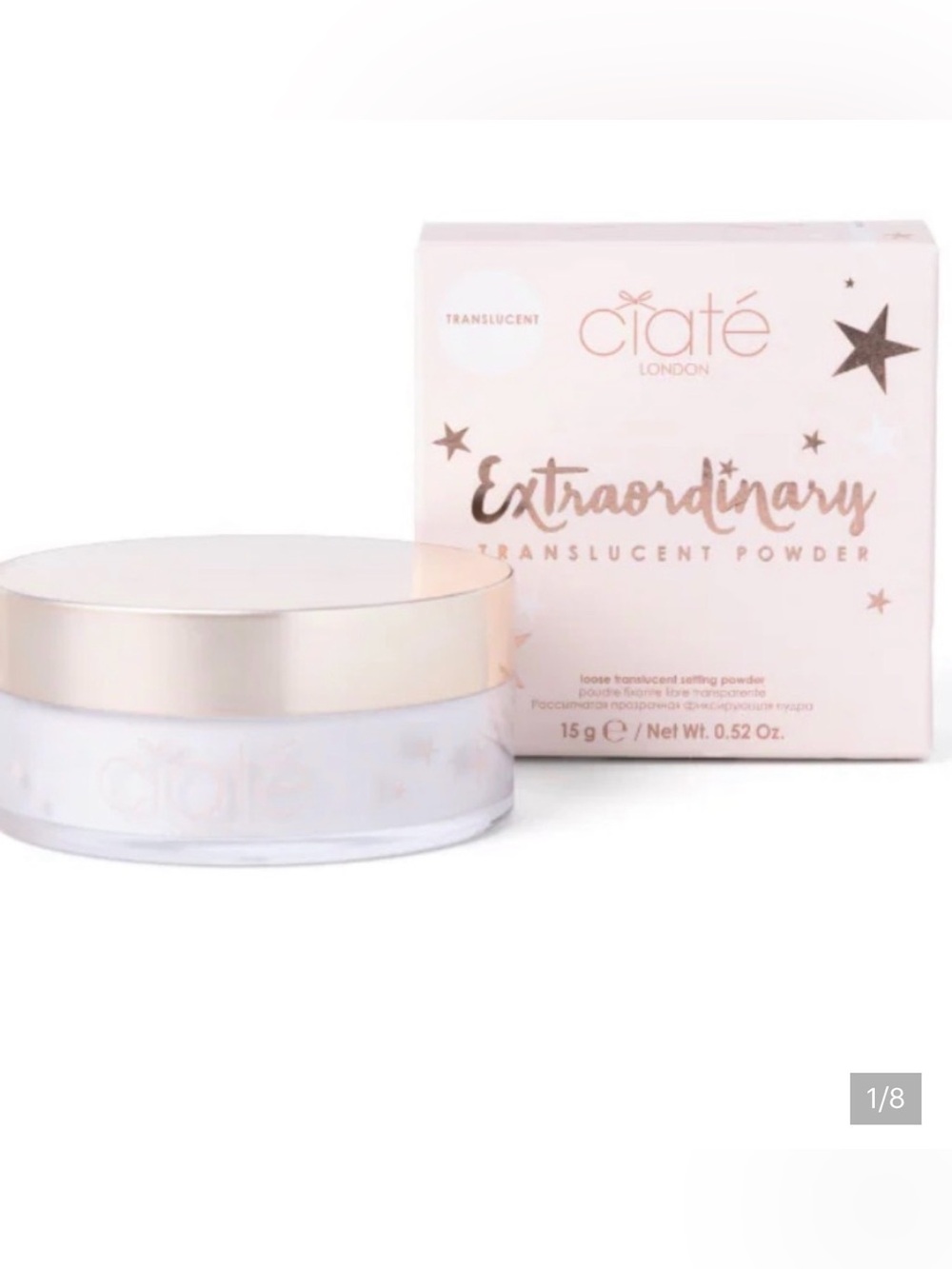 Ciate London Extraordinary Translucent Powder - Translucent NWT Sealed